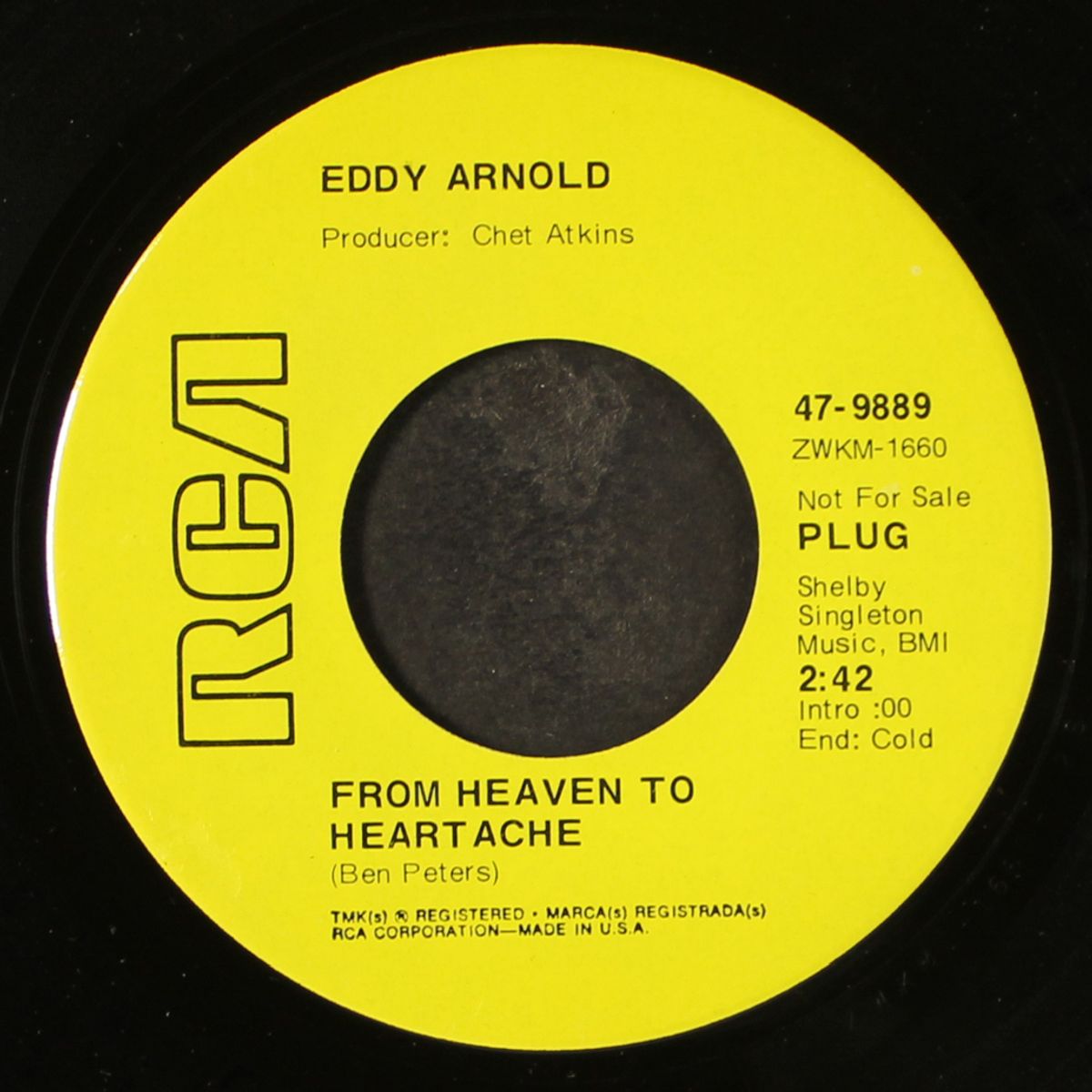 from heaven to heartache / ten times forever more by EDDY ARNOLD