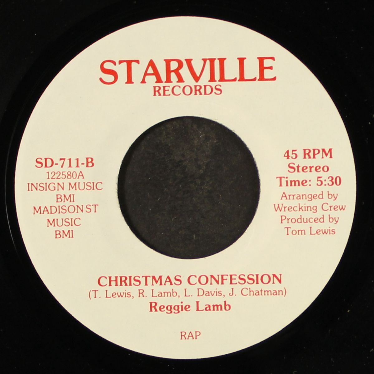 christmas confession by REGGIE LAMB