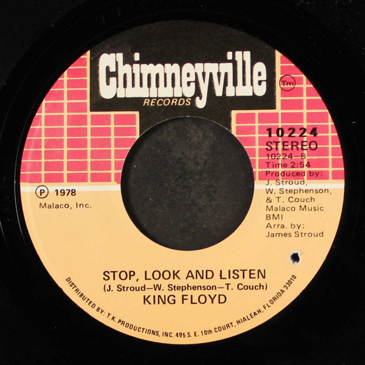 i wanna slow dance wit'cha / stop, look and listen by KING FLOYD
