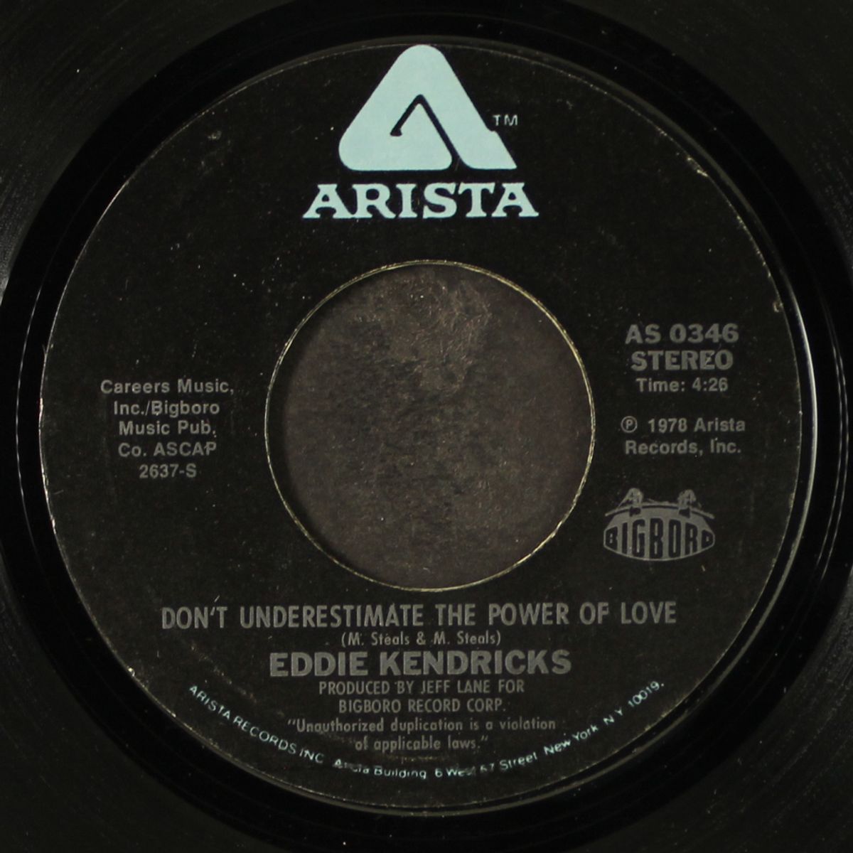 the best of strangers now / don't underestimate the power of love by EDDIE KENDRICKS