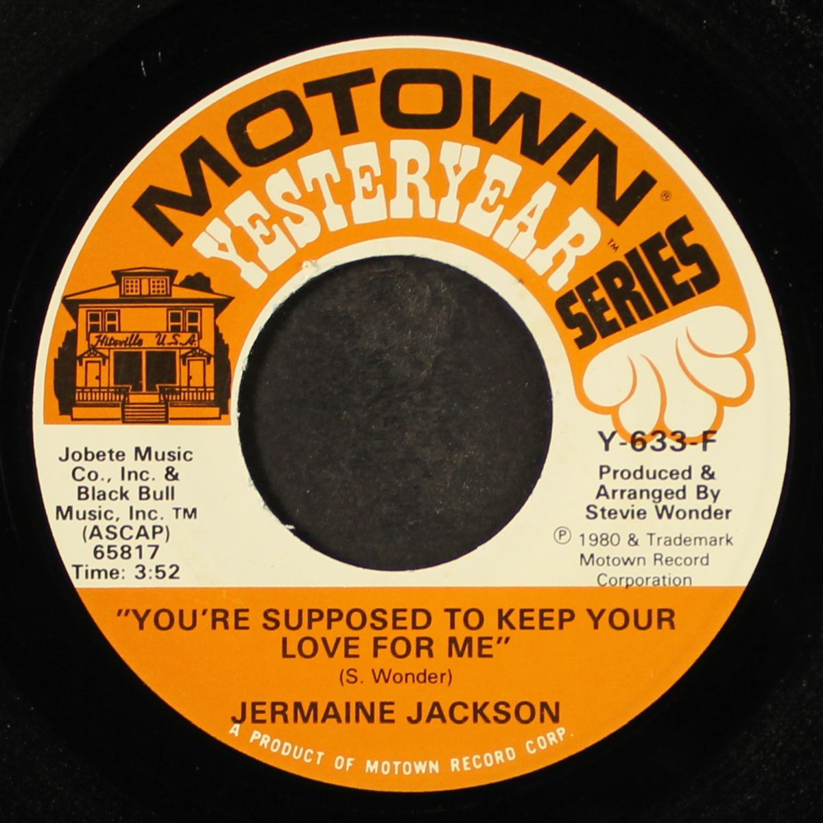 let's get serious / you're supposed to keep your love for me by JERMAINE JACKSON