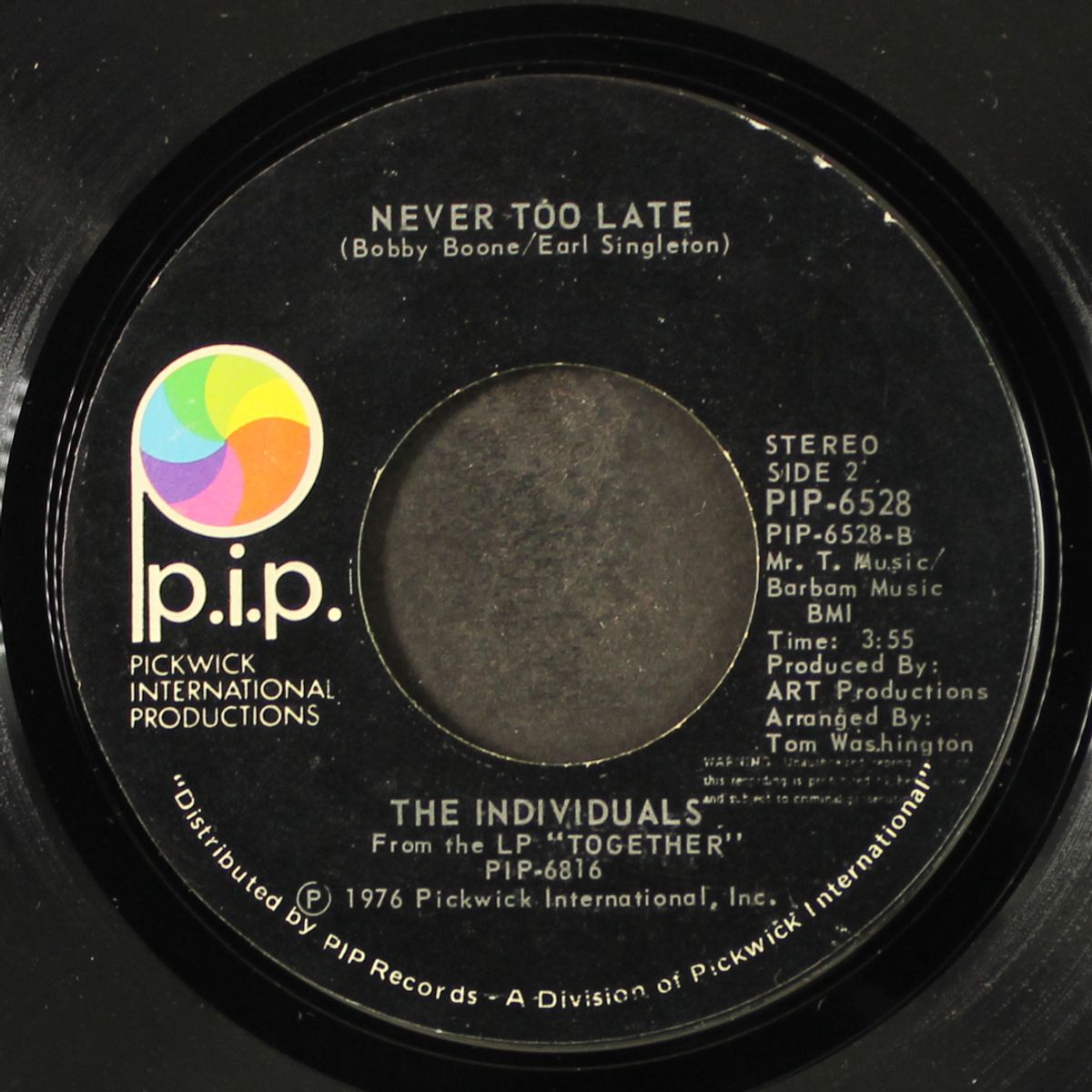 together / never too late by INDIVIDUALS