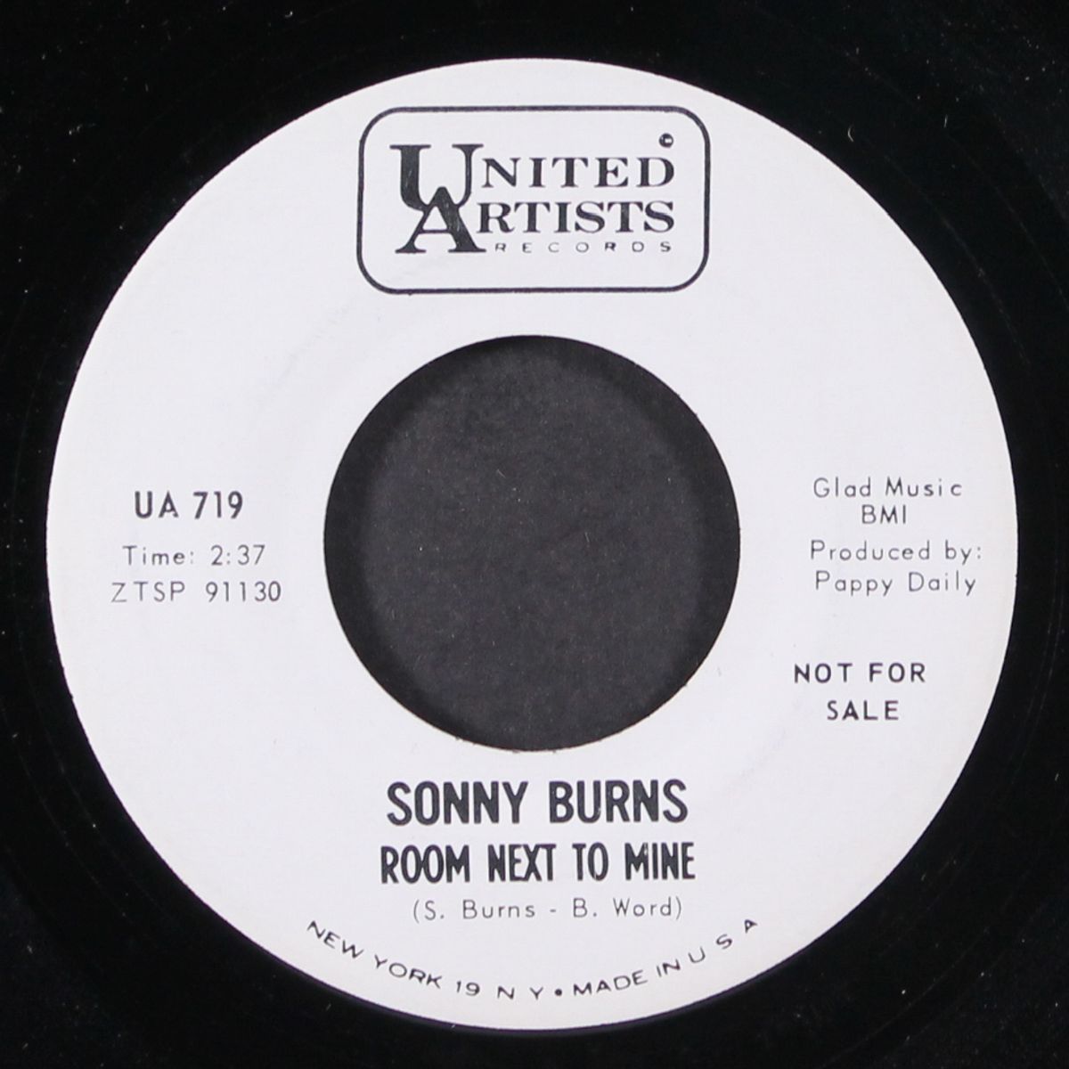 must i leave it there / room next to mine by SONNY BURNS