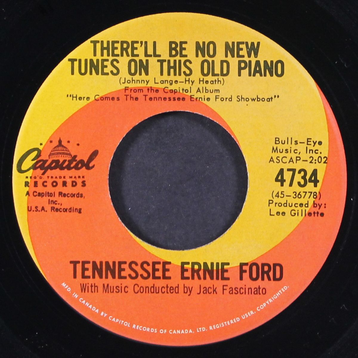 take your girlie to the movies / there'll be no new tunes on this old piano by TENNESSEE ERNIE FORD