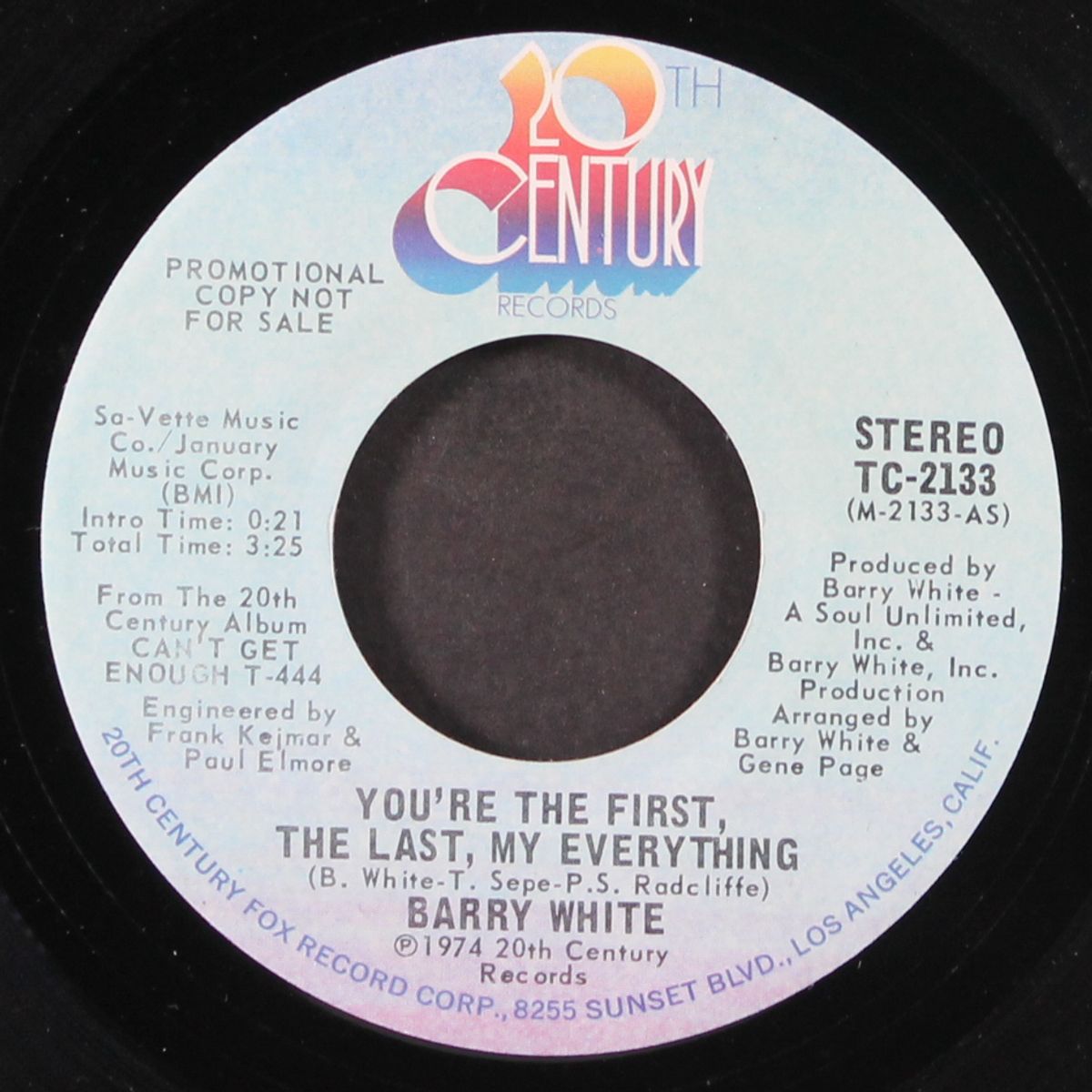 you're the first, the last, my everything by BARRY WHITE
