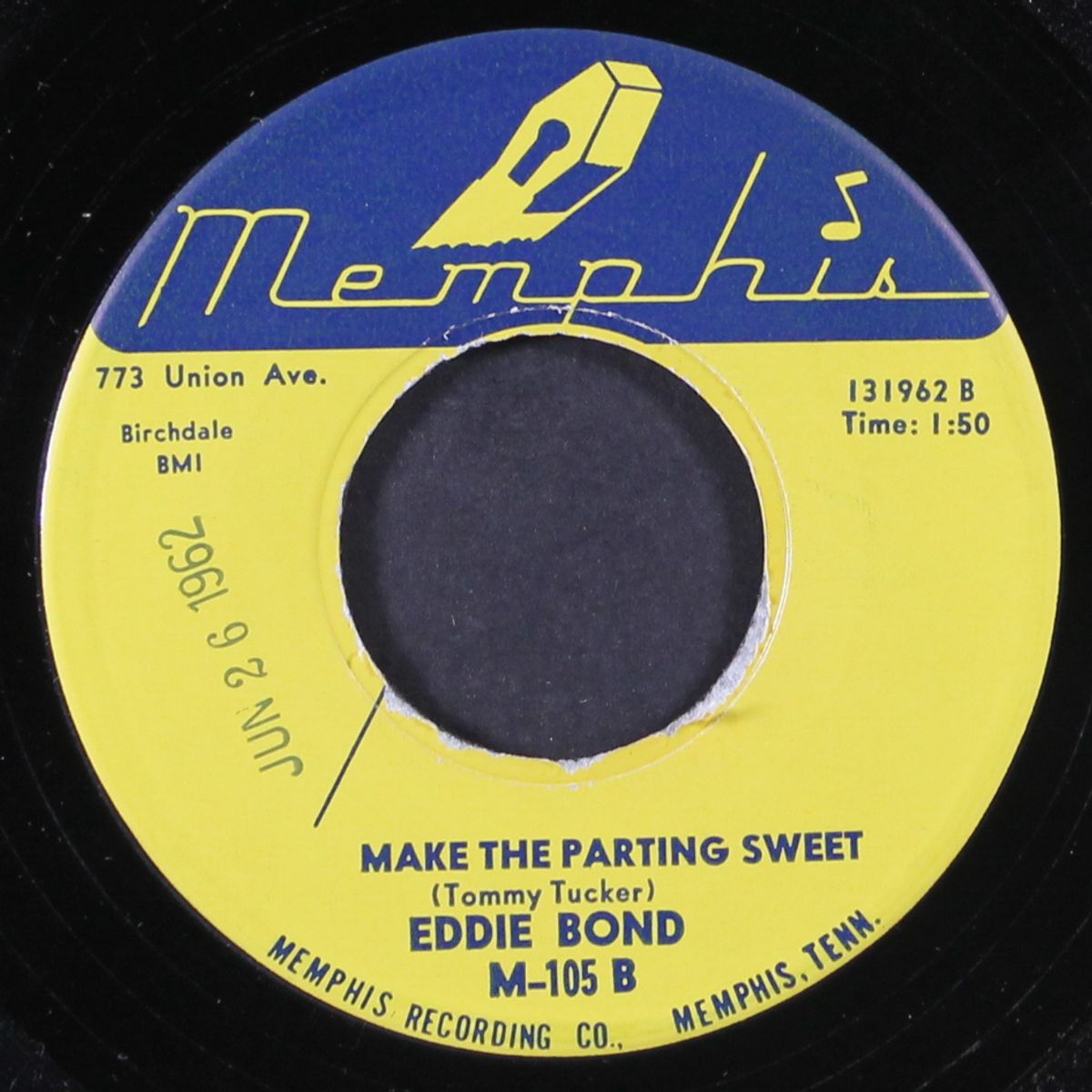 tomorrow i will be gone / make the parting sweet by EDDIE BOND