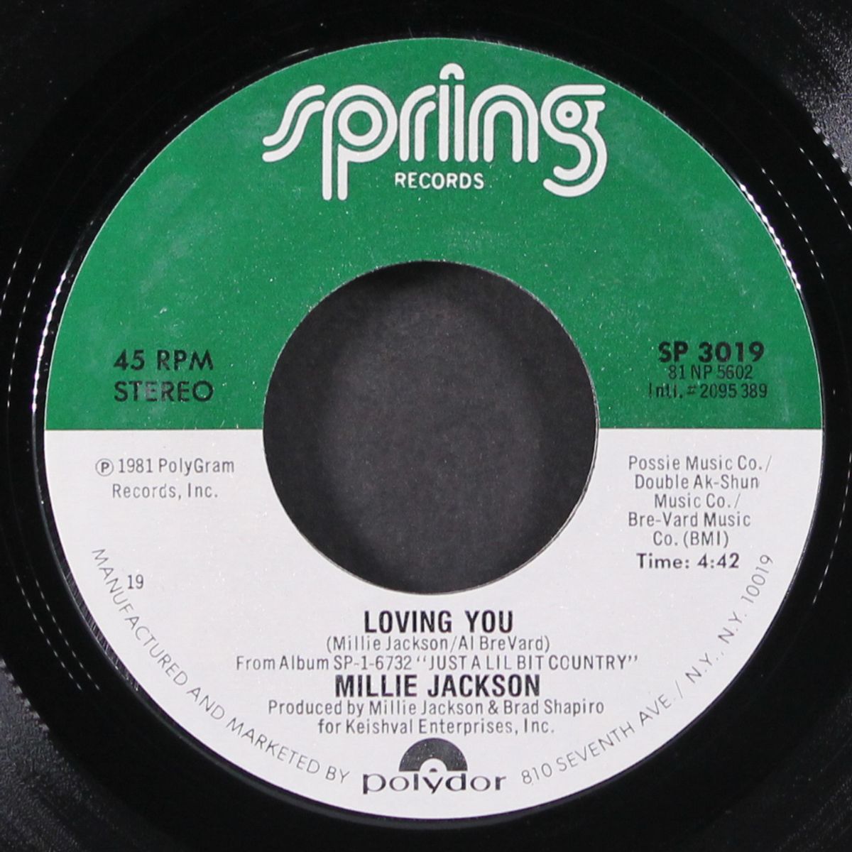 i can't stop loving you / loving you by MILLIE JACKSON