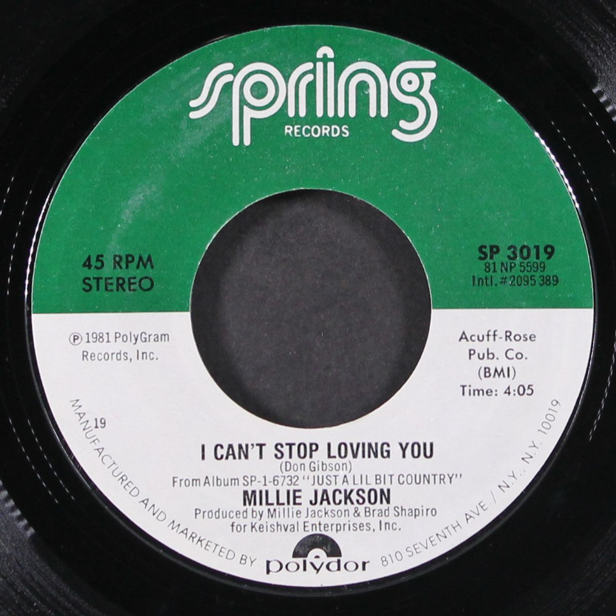 i can't stop loving you / loving you by MILLIE JACKSON
