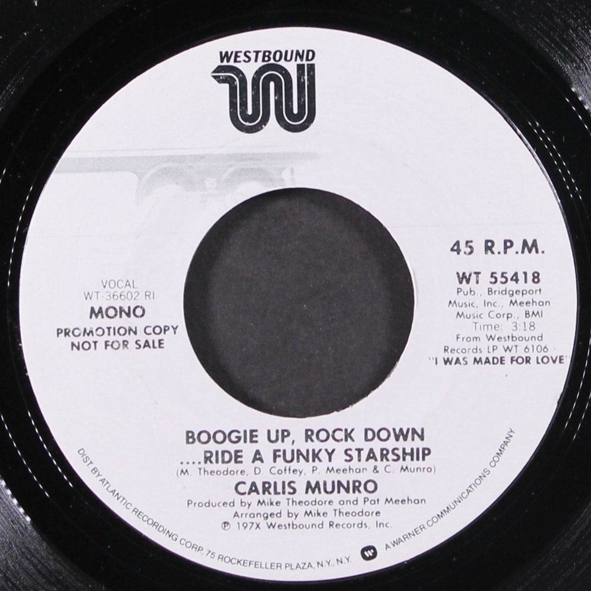 boogie up, rock down / mono by CARLIS MUNRO