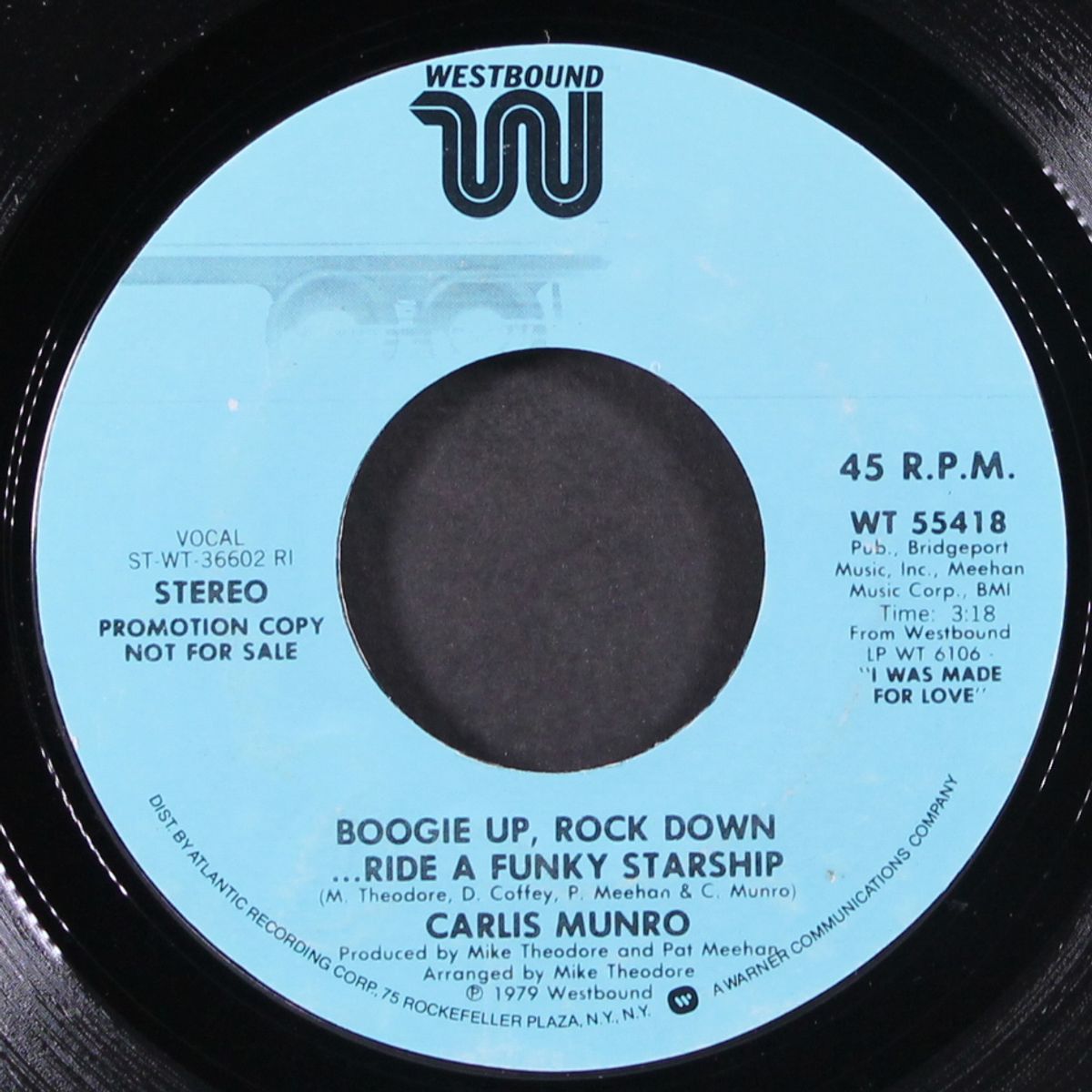 boogie up, rock down / mono by CARLIS MUNRO
