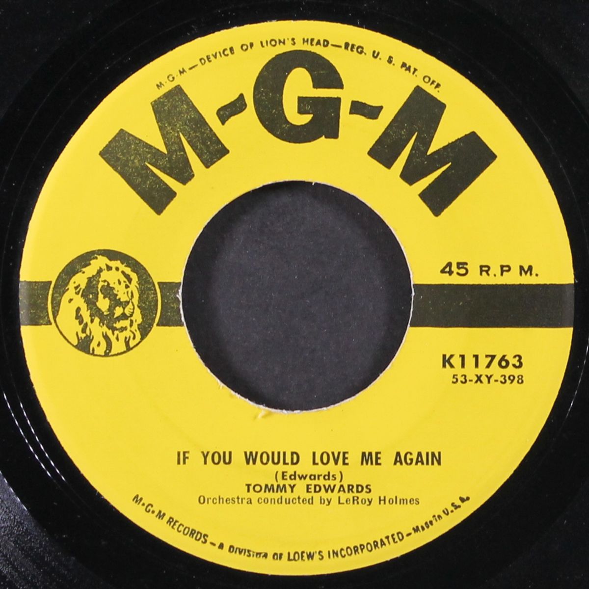 linger in my arms / if you would love me again by TOMMY EDWARDS
