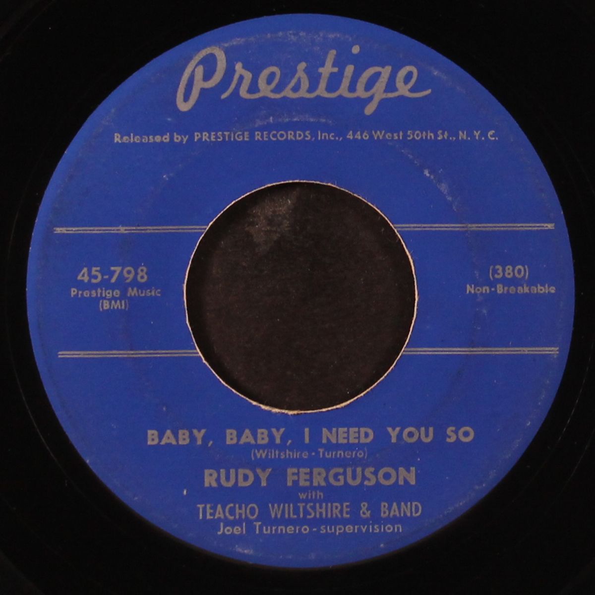 baby, baby, i need you so / cool goofin' by RUDY FERGUSON