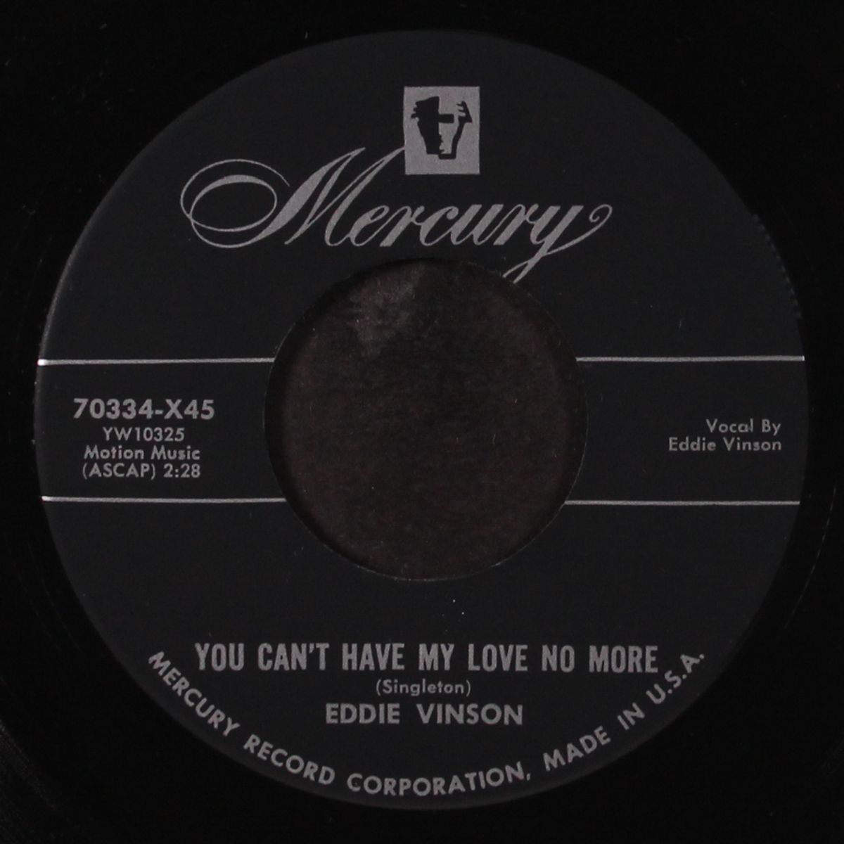 old man boogie / you can't have my love no more by EDDIE VINSON