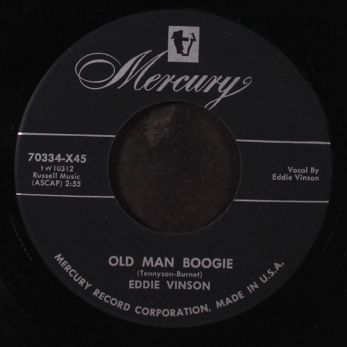 old man boogie / you can't have my love no more by EDDIE VINSON