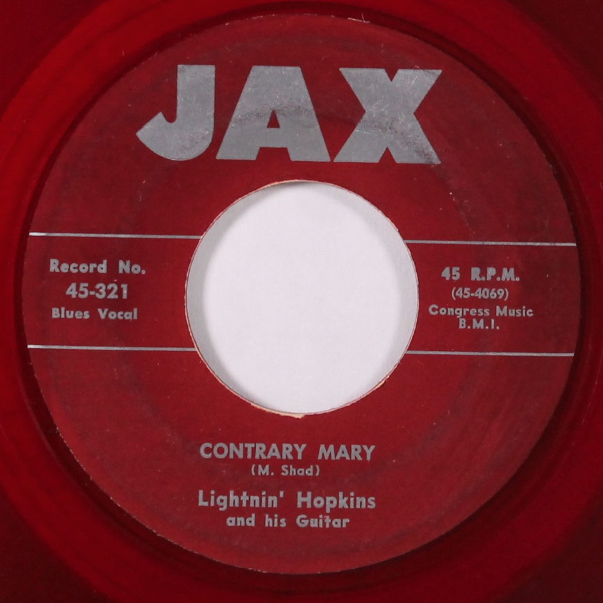 contrary mary / i'm begging you by LIGHTNIN' HOPKINS