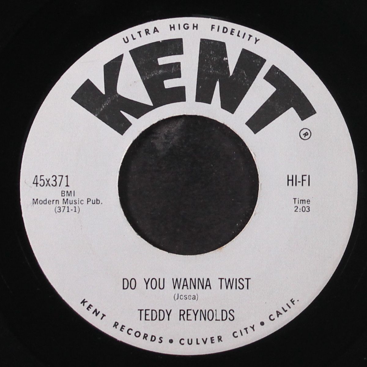 she'll only twist for me / do you wanna twist by TEDDY REYNOLDS