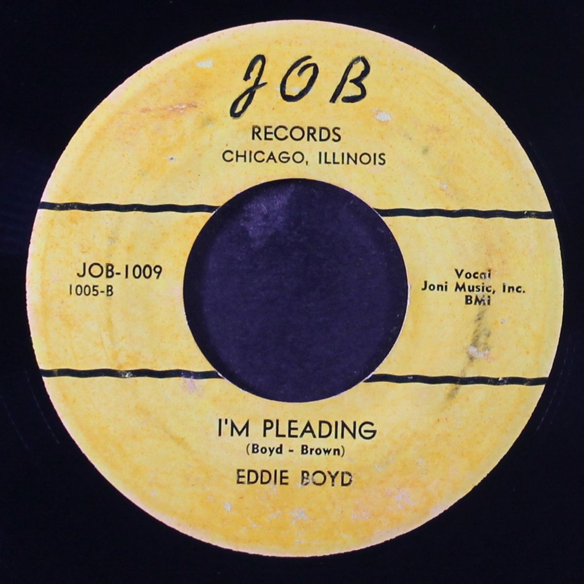 i'm pleading / it's miserable to be alone by EDDIE BOYD
