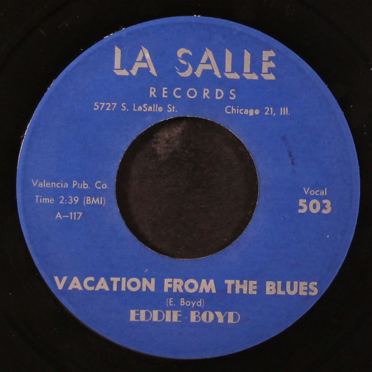 i cry / vacation from the blues by EDDIE BOYD