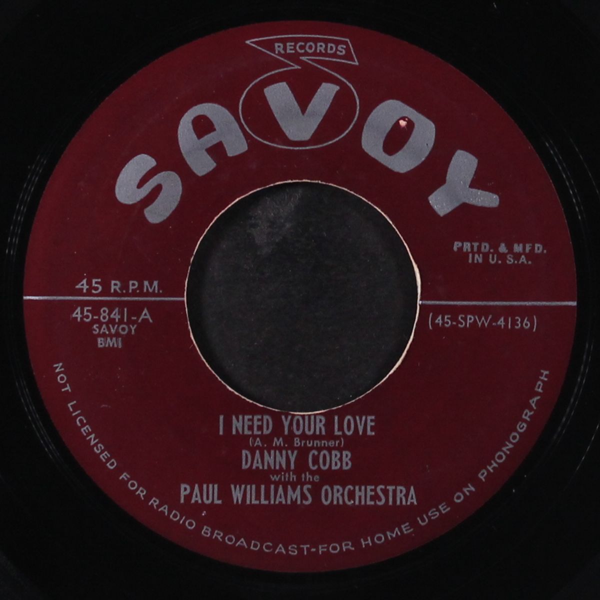 i'm so happy / i need you love by DANNY COBB
