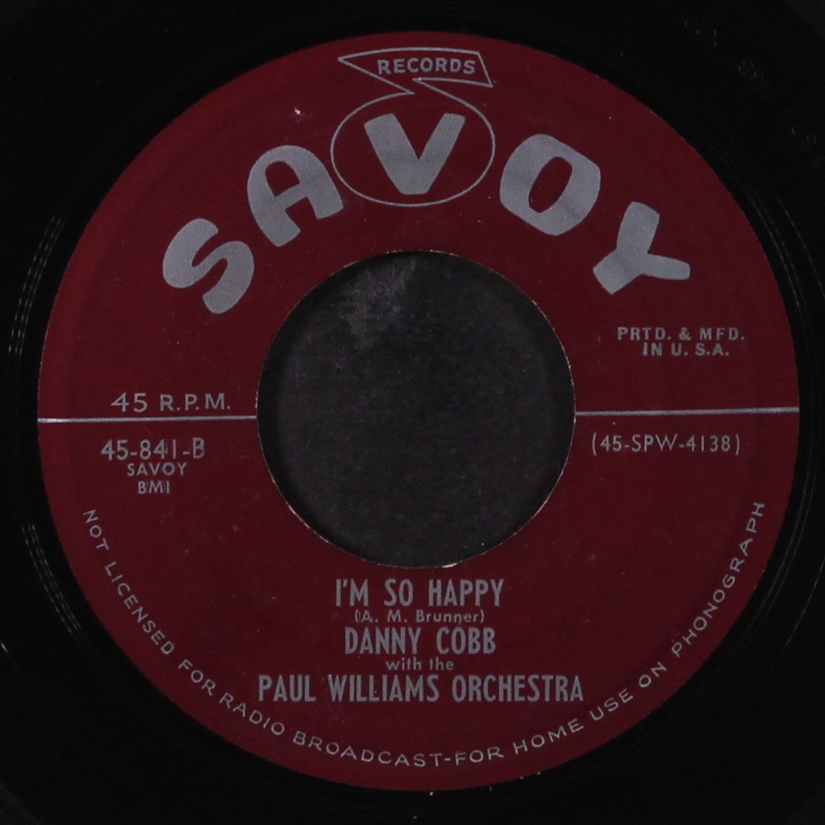 i'm so happy / i need you love by DANNY COBB