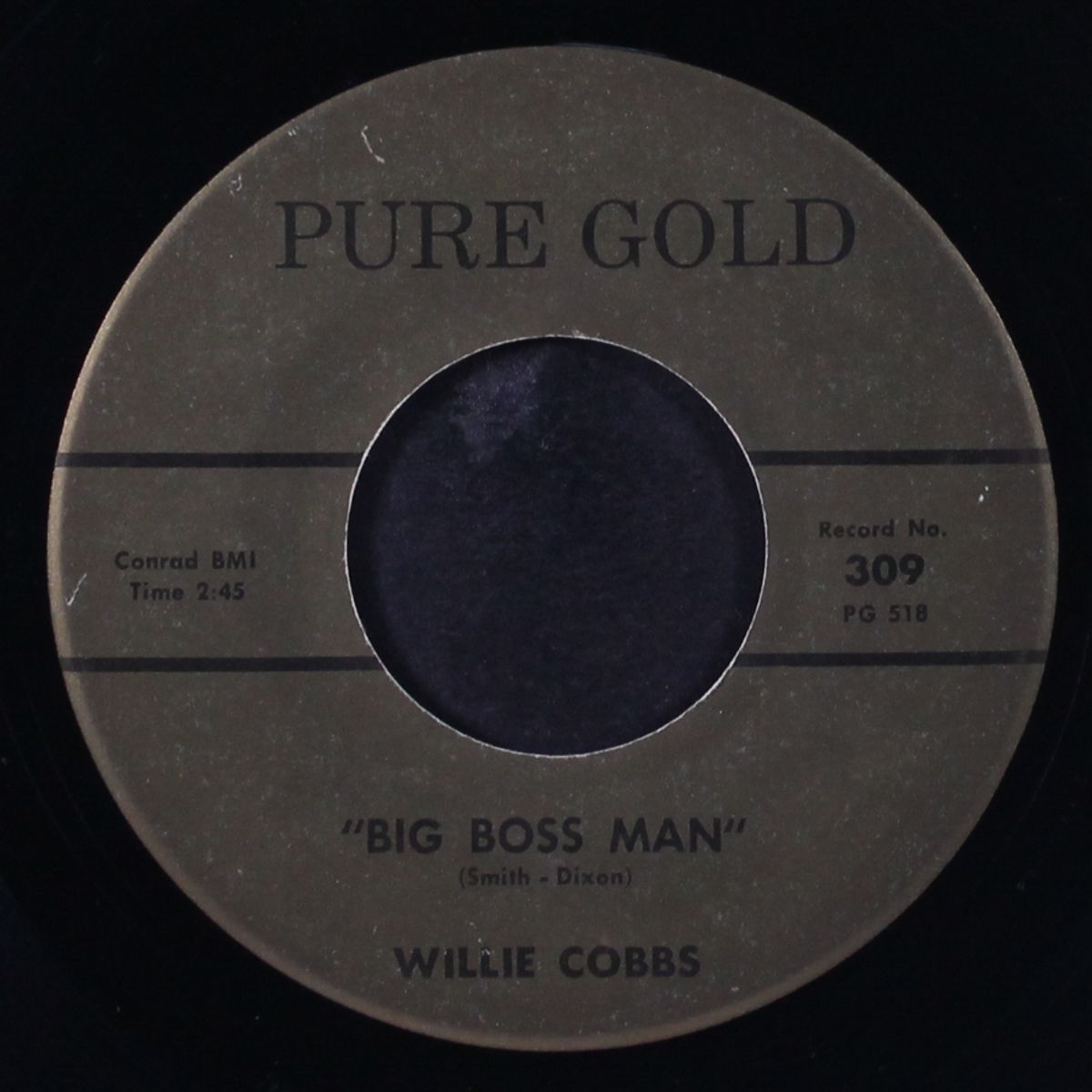 kiss me one more time / big boss man by WILLIE COBBS