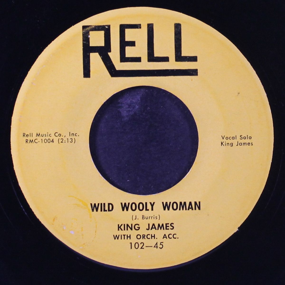 wild wooly woman / i just wanta love by KING JAMES