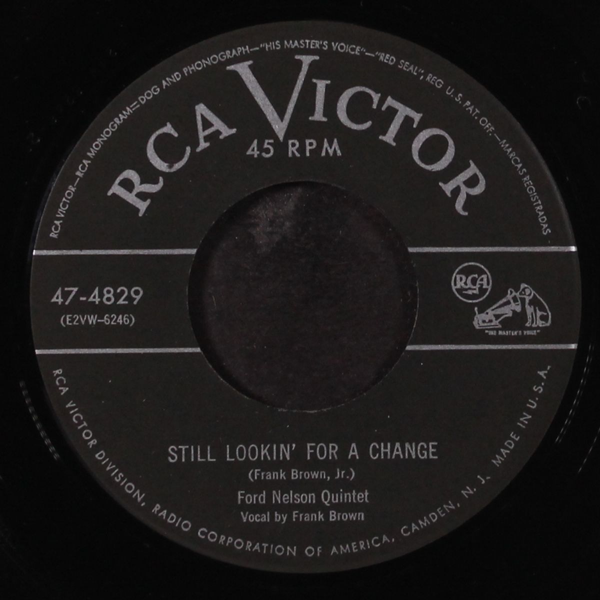still lookin' for a change / organ grinder's swing by FORD NELSON QUINTET