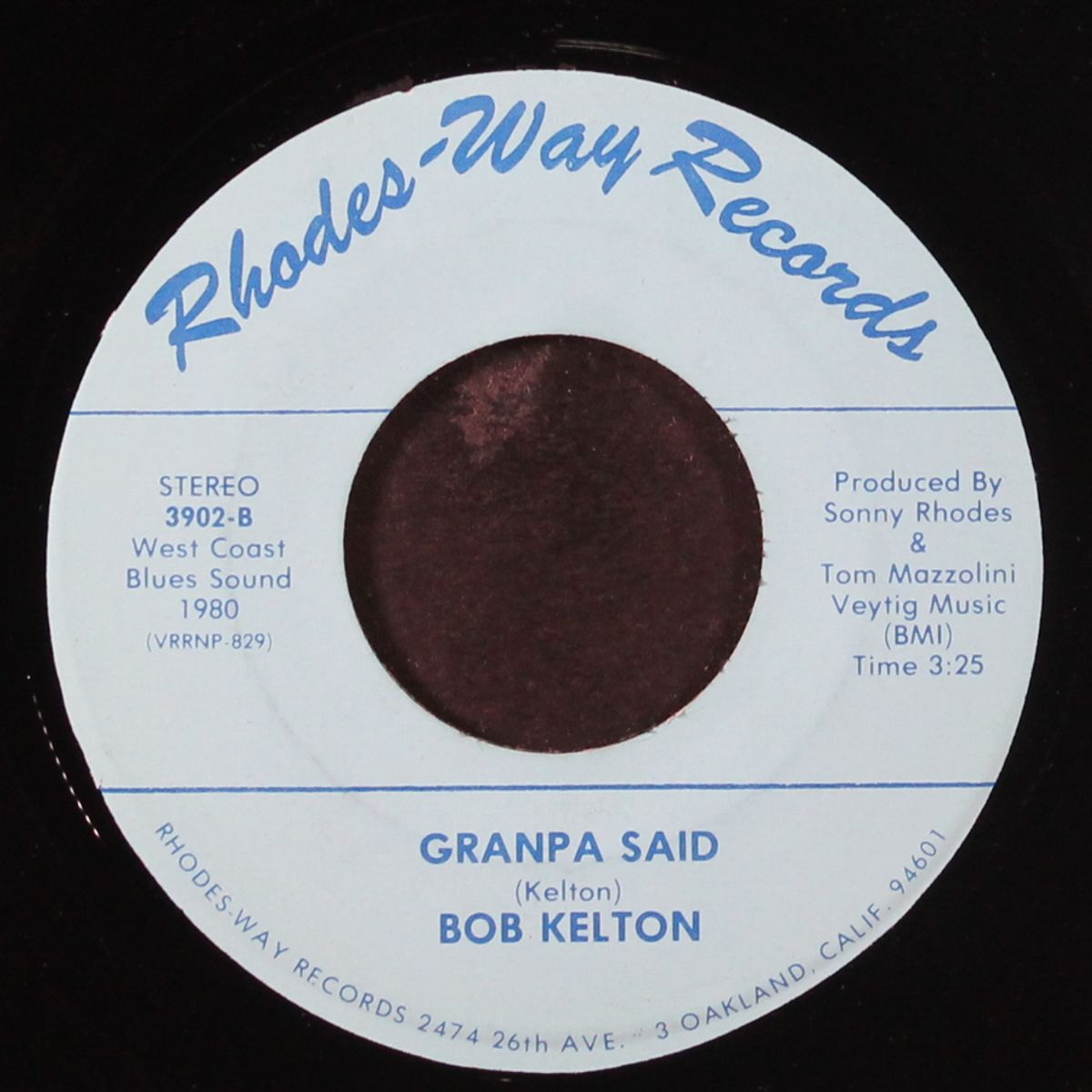 race track blues / granpa said by BOB KELTON