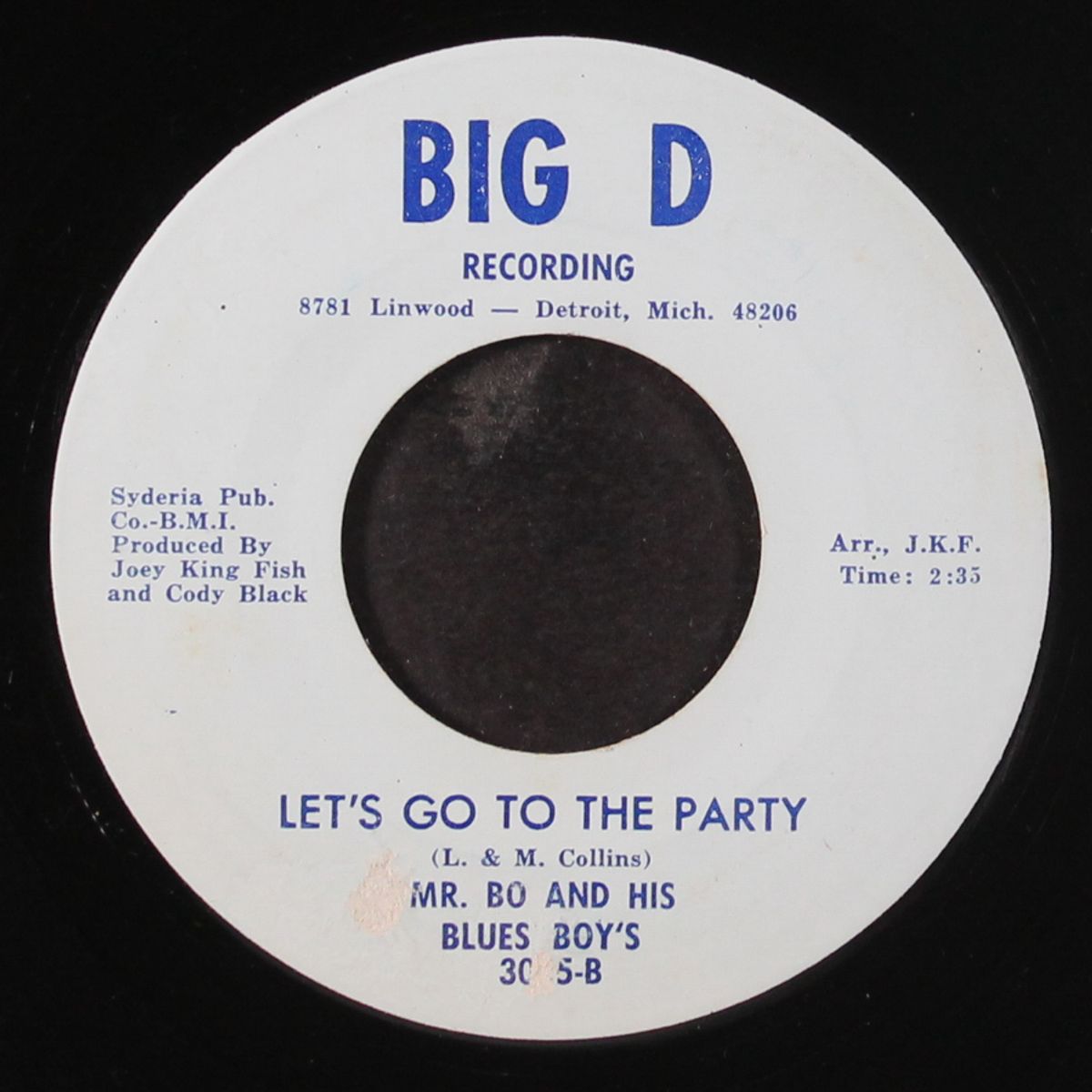 santa's on his way / let's go to the party by MR. BO & HIS BLUES BOYS
