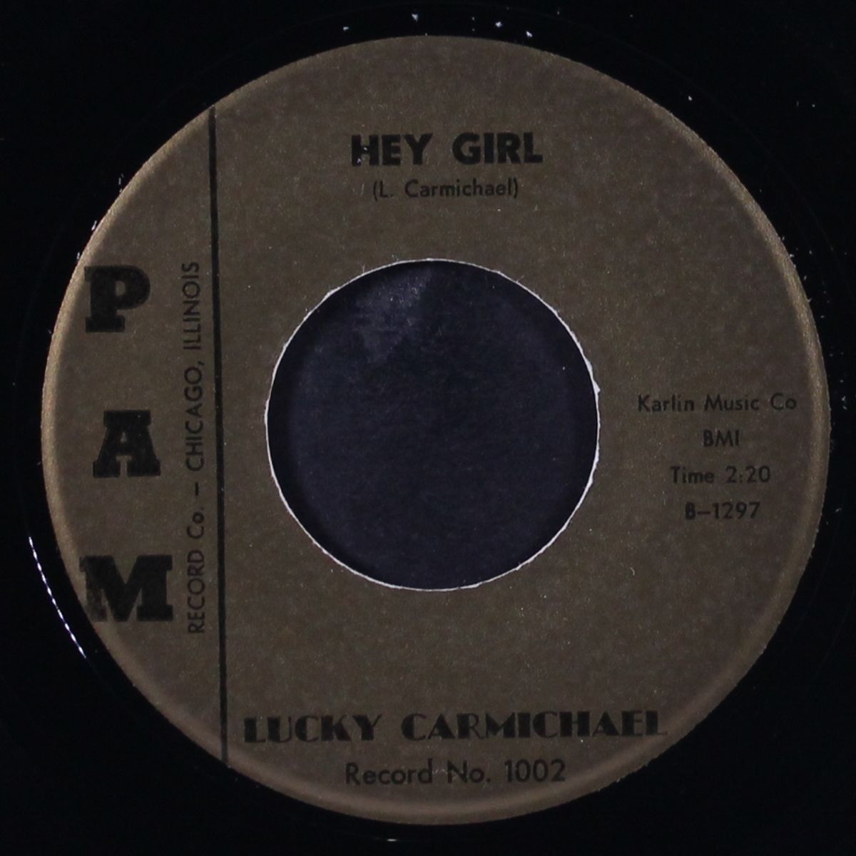 hey girl / blues with a feelin' by LUCKY CARMICHAEL