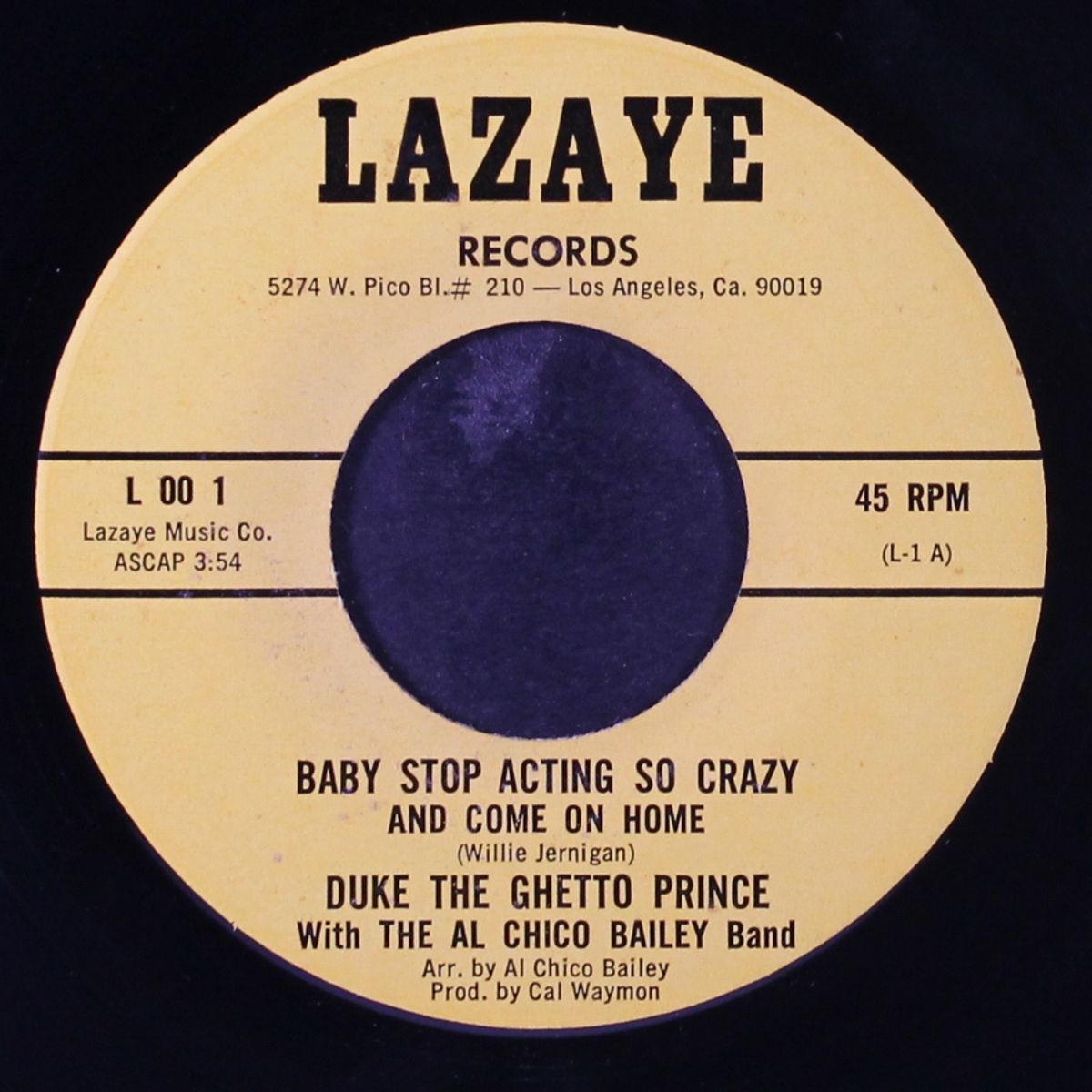 sad sad blues / baby stop acting so crazy by AL CHICO BAILEY