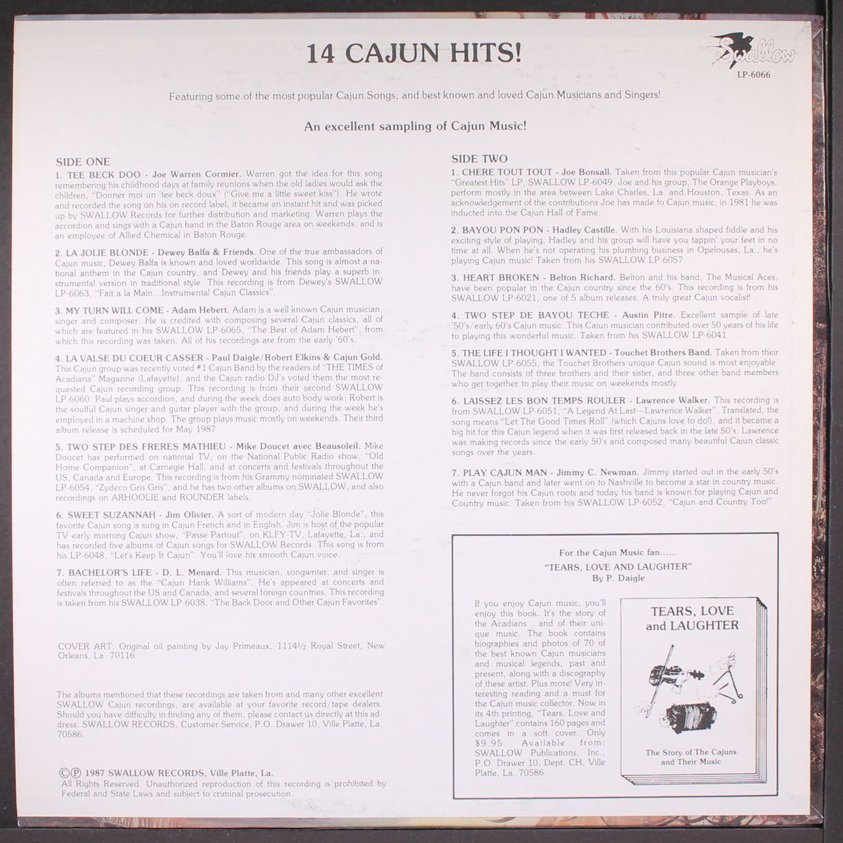 14 cajun hits by VARIOUS
