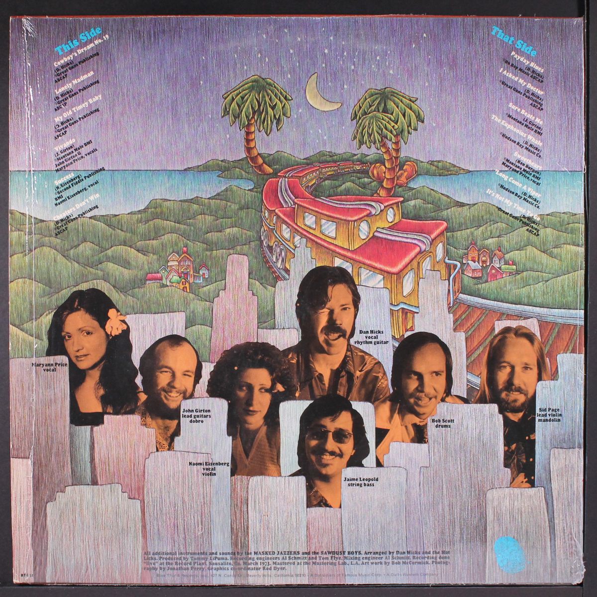 last train to hicksville by DAN HICKS & HOT LICKS