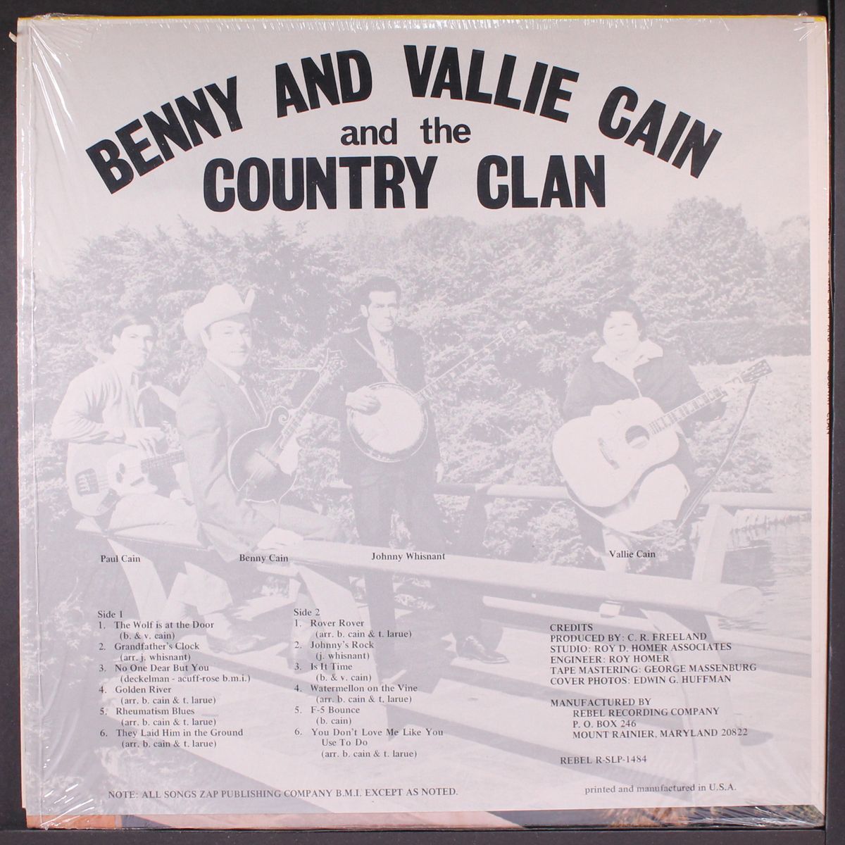 and the country clan by BENNY & VALLIE CAIN