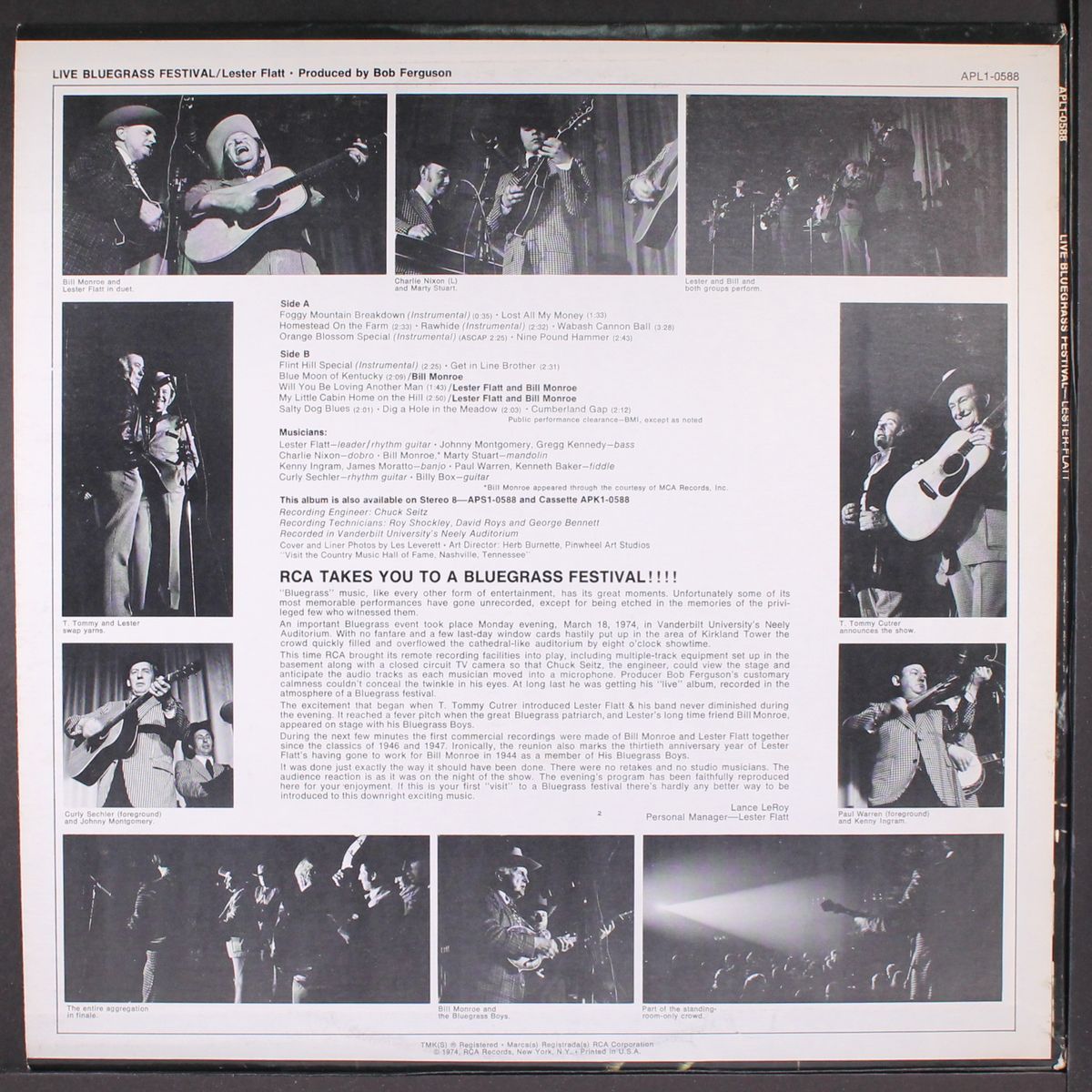 live! bluegrass festival by LESTER FLATT