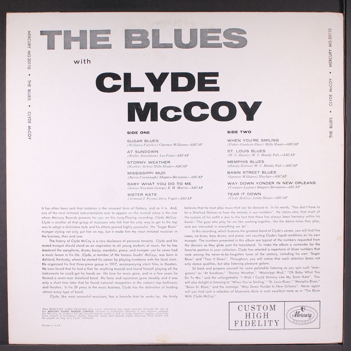 the blues by CLYDE MCCOY