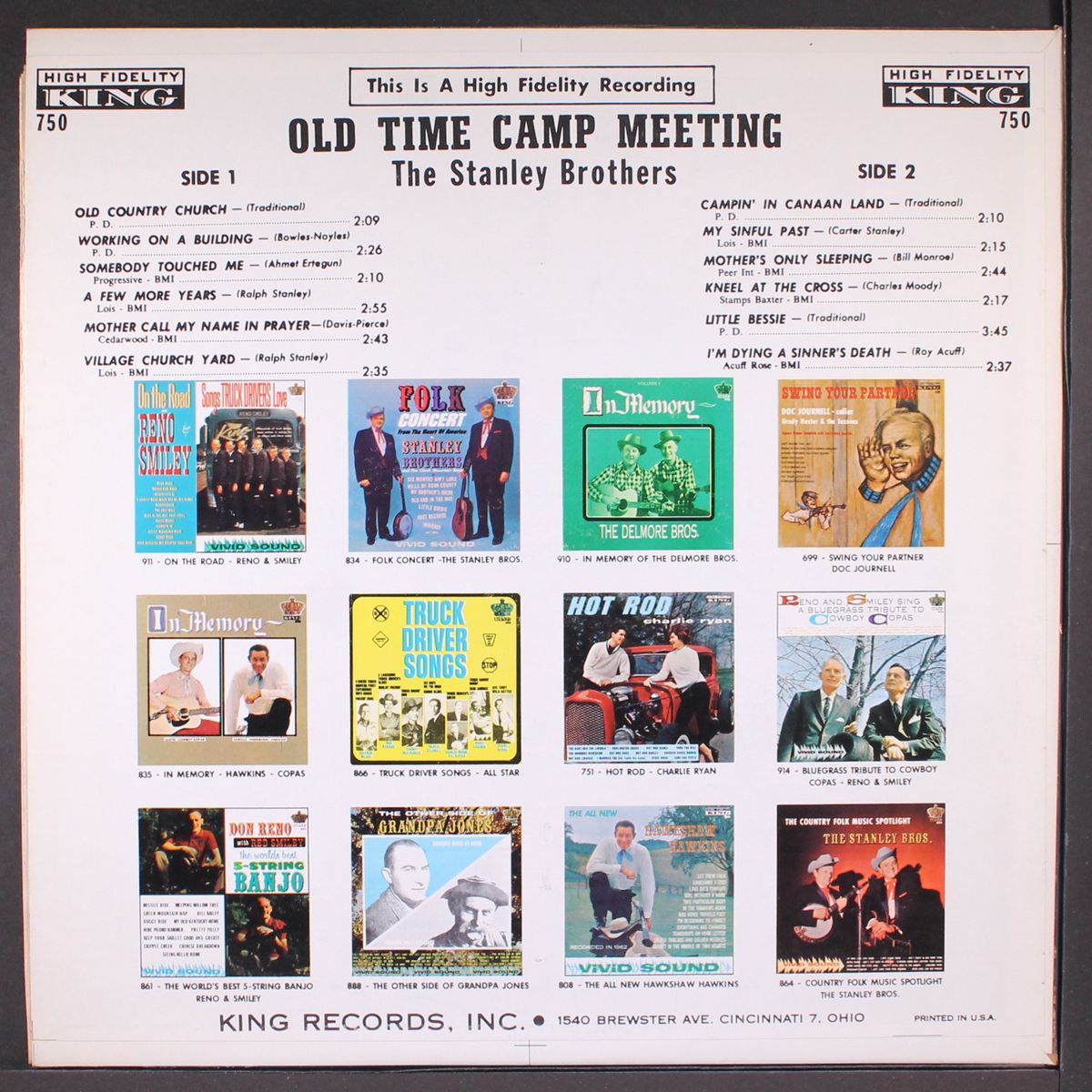 old time camp meeting by STANLEY BROTHERS