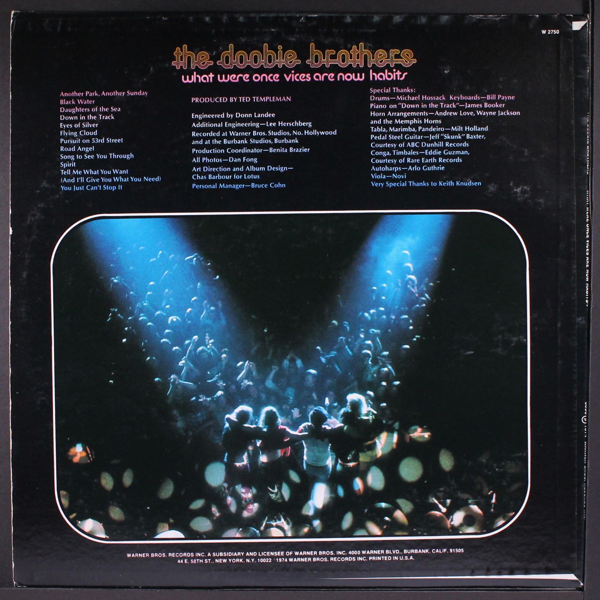 what were once vices are now habits by DOOBIE BROTHERS