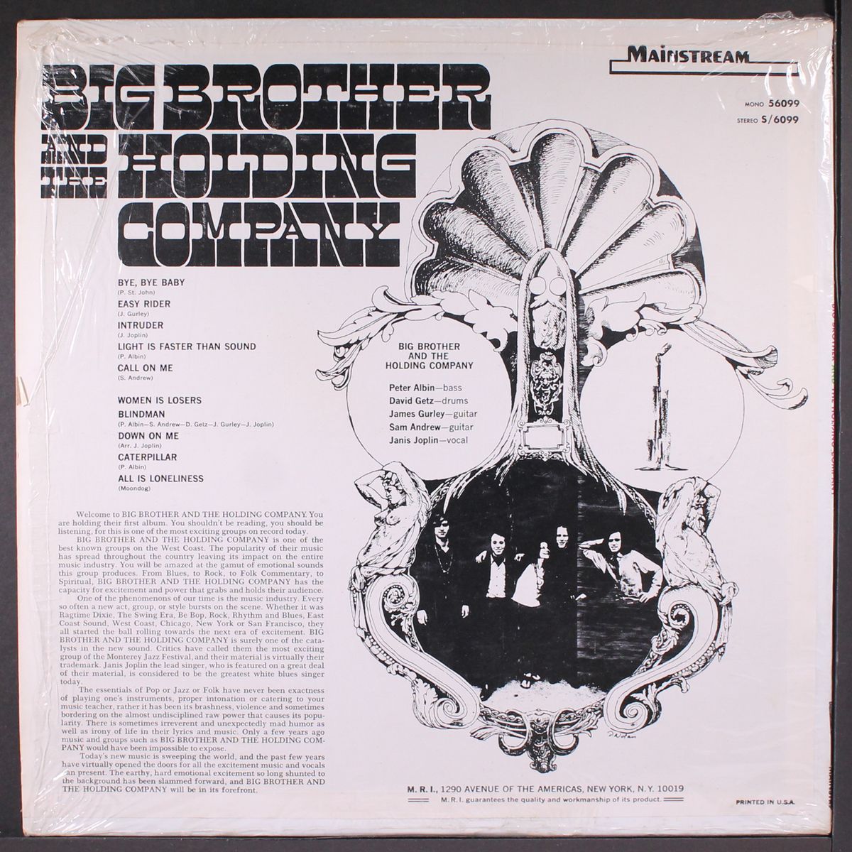 big brother & the holding company by BIG BROTHER & HOLDING COMPANY