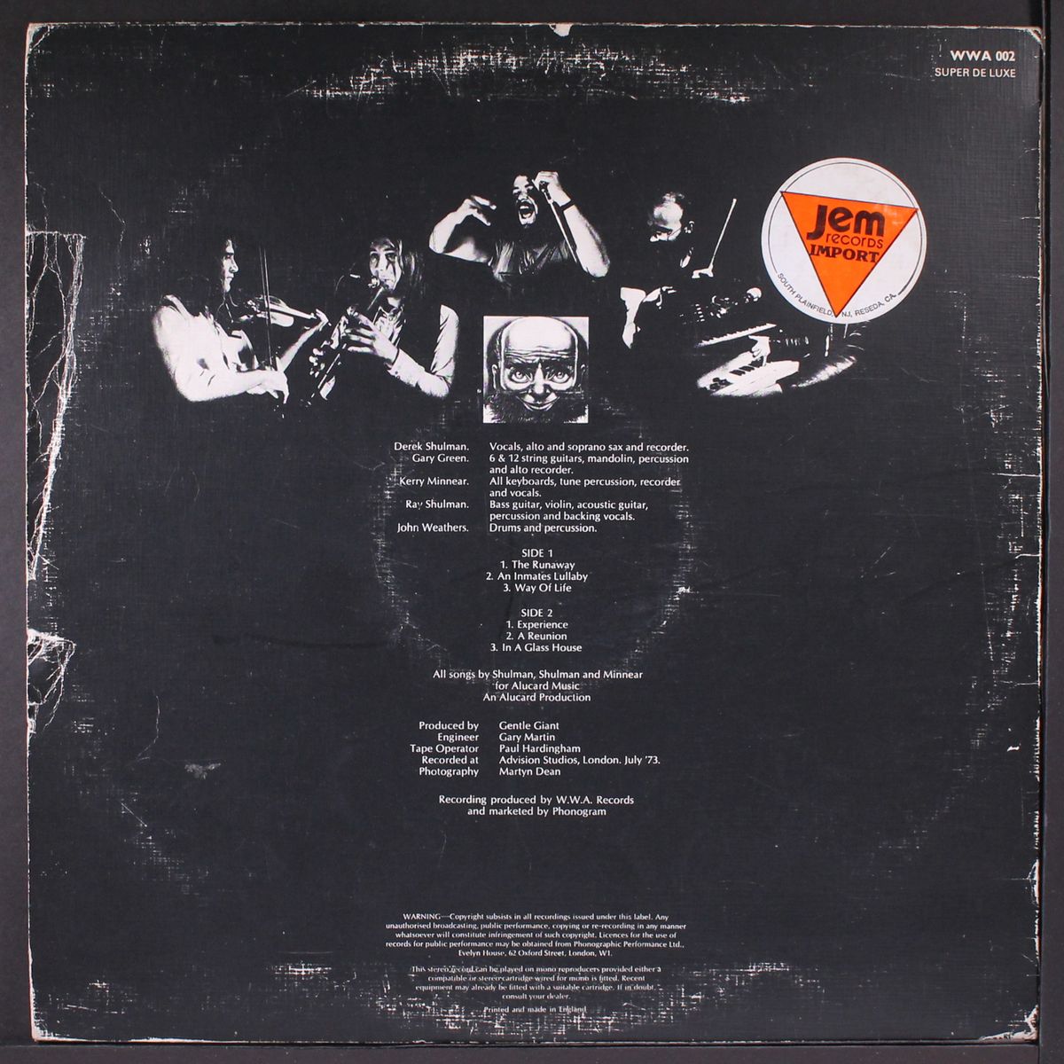 in a glass house by GENTLE GIANT
