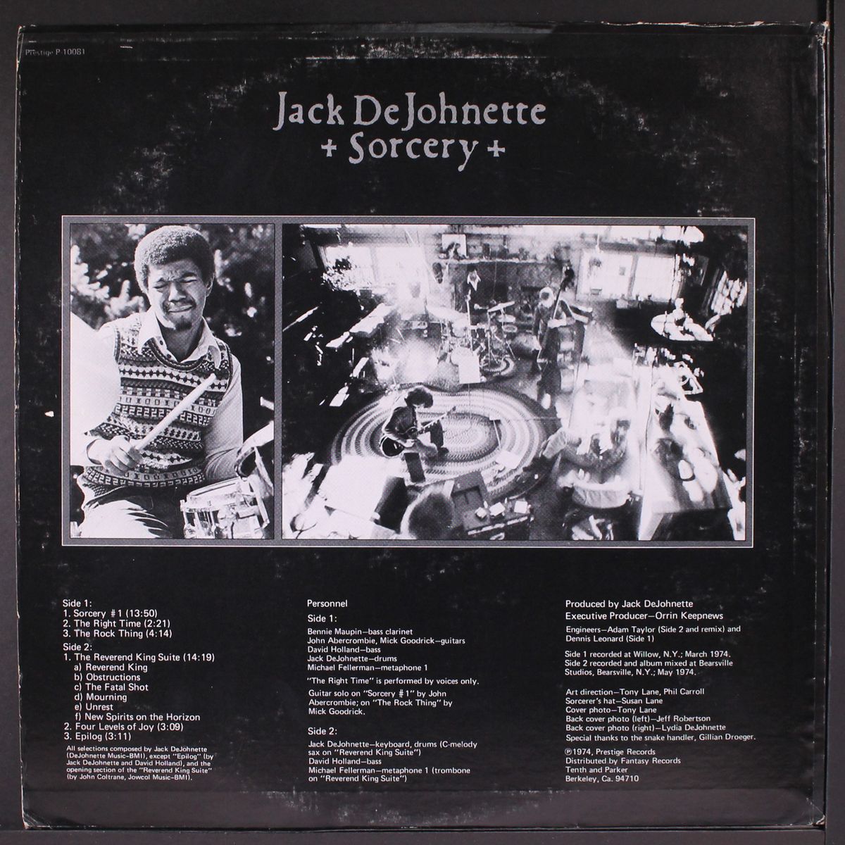 sorcery by JACK DEJOHNETTE