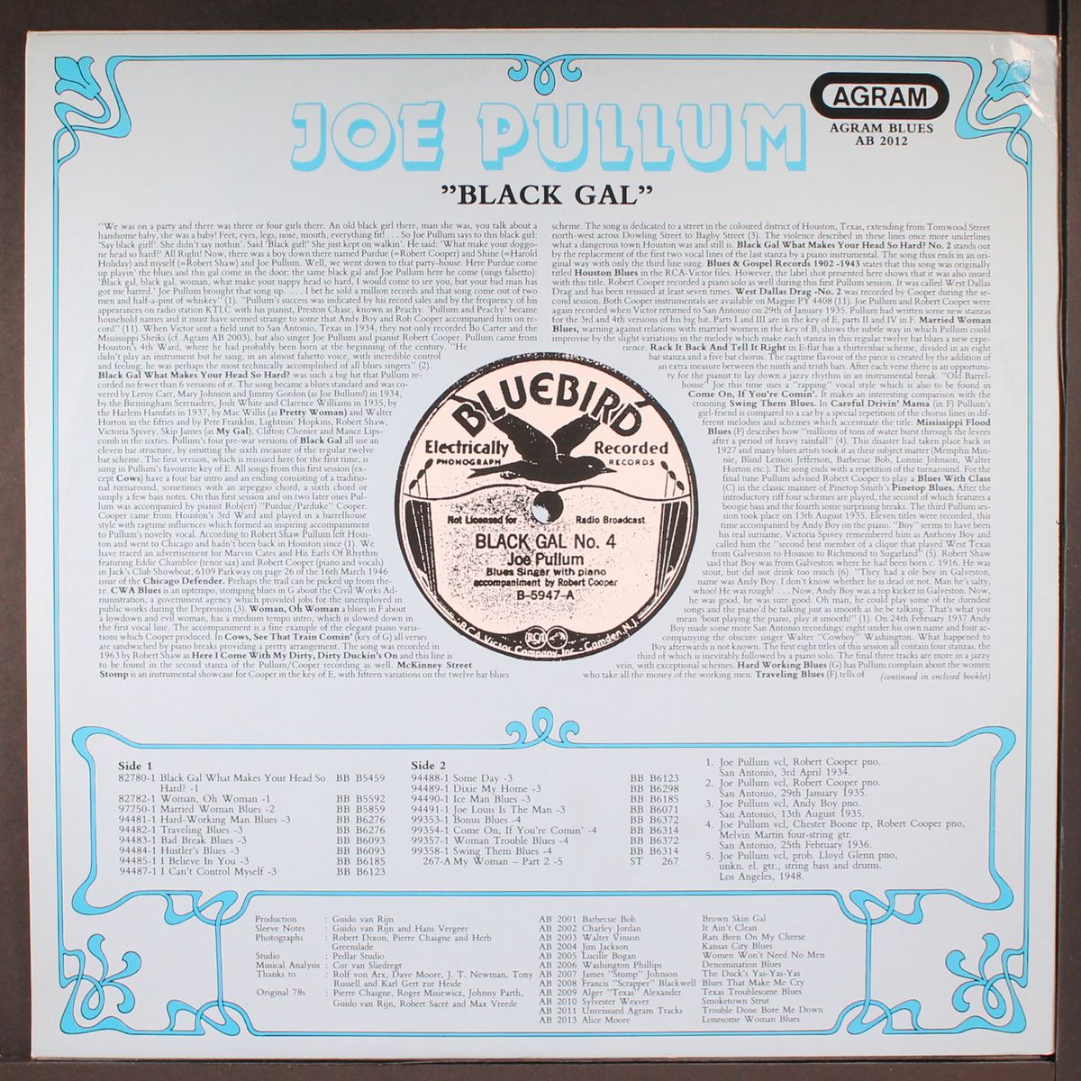 black gal by JOE PULLUM