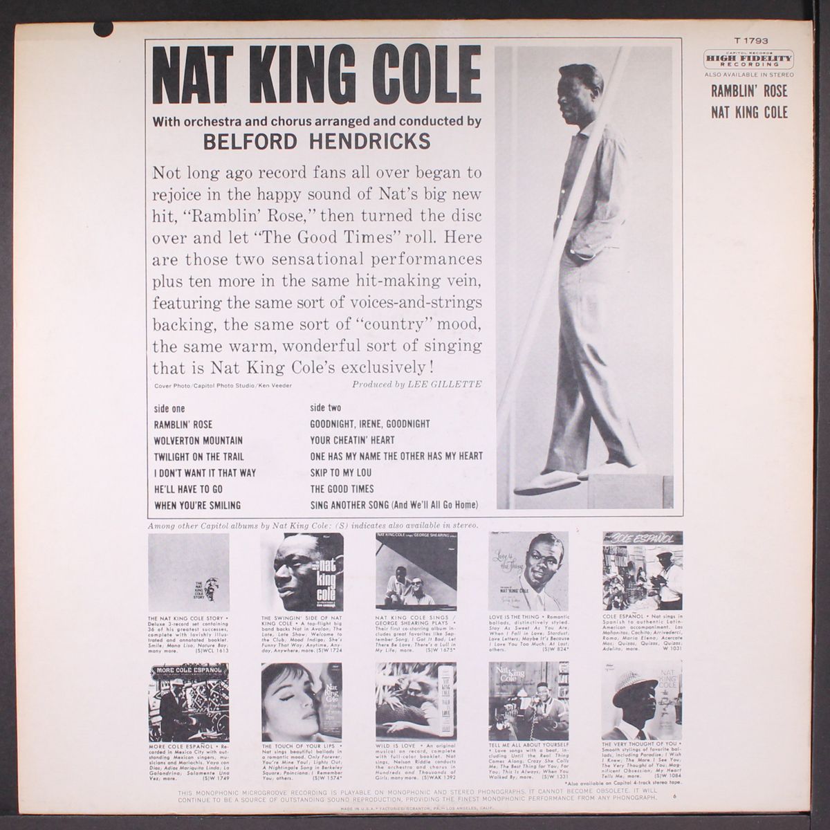 ramblin' rose by NAT KING COLE