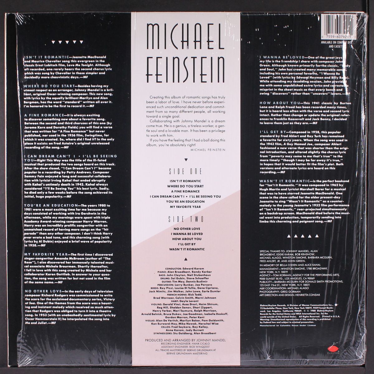 isn't it romantic by MICHAEL FEINSTEIN