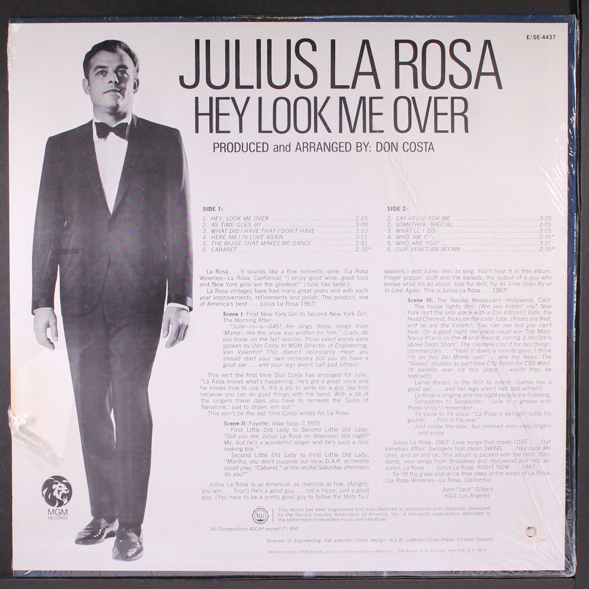 hey look me over by JULIUS LA ROSA