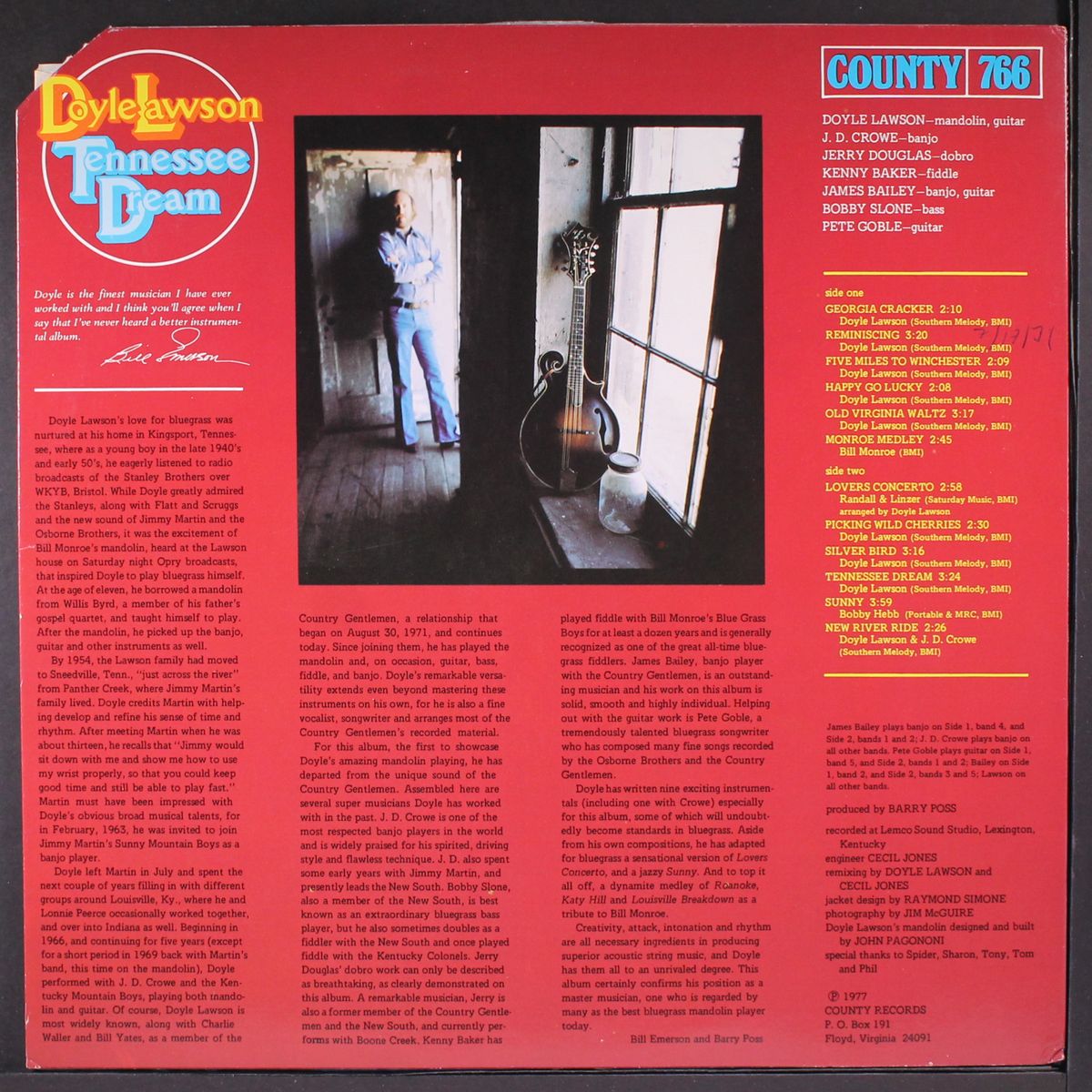 tennessee dream by DOYLE LAWSON