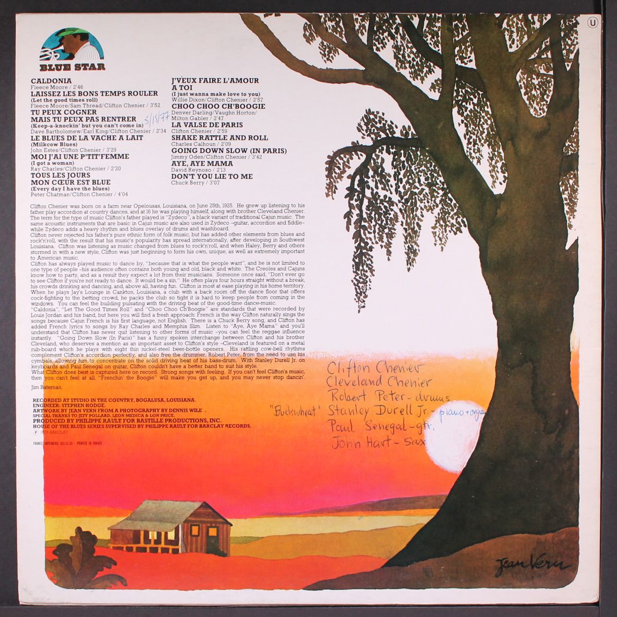 frenchin' the boogie by CLIFTON CHENIER
