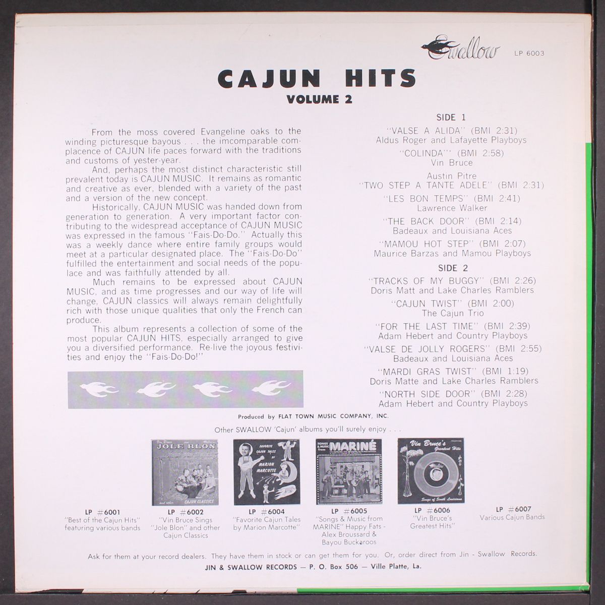 cajun hits, vol. 2 by VARIOUS