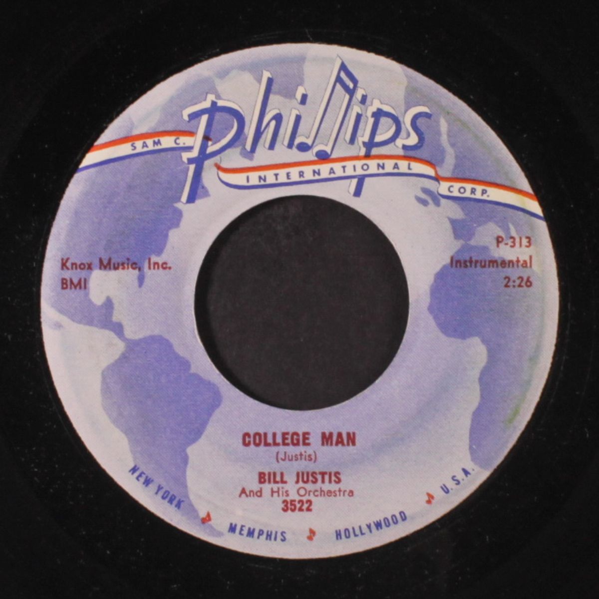 college man / the stranger by BILL JUSTIS