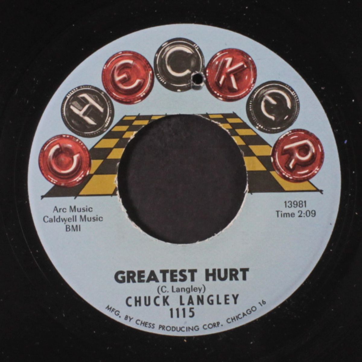 tain't me buddy / greatest hurt by CHUCK LANGLEY
